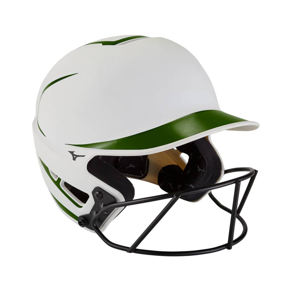 Mizuno Women's F6 Fastpitch Softball Batting Helmet White (380392-XCN)